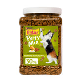 Purina Friskies Party Mix Morning Munch Crunch boîte refermable pour collation légère et savoureuse pour chats.