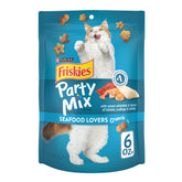 Friandises Friskies Party Mix mer fruits de mer, croquant en sachet de 6 oz.