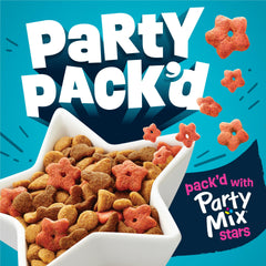 Friskies Party Pack’d croquant poulet-foie-dinde, texture croquante appréciée par le chat difficile