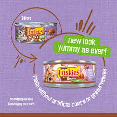Purina Friskies Pâté dinde et sauce au jus, arôme appétissant qui attire votre chat.