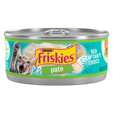 Purina Friskies Pâté Poisson Capitaine Mer – arôme appétissant pour éveiller l appétit du chat