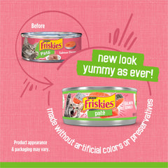 Texture crèmeuse Friskies Pâté Saumon qui ravit les sens.