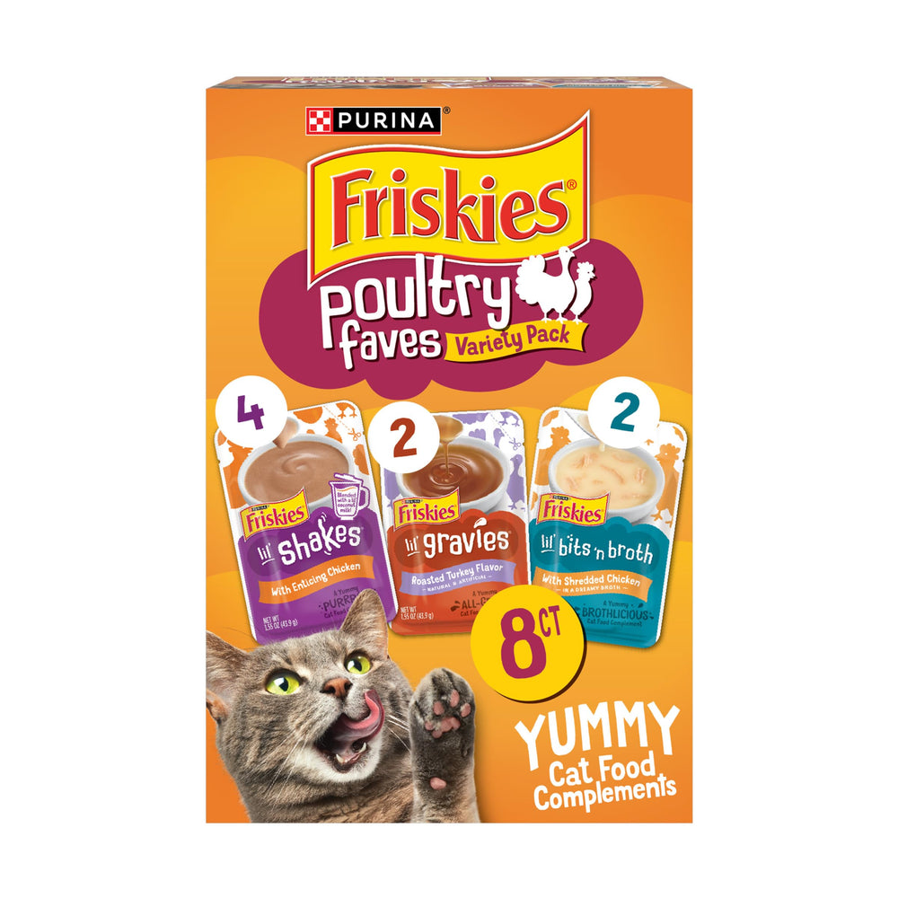 Friskies Poulet Favoris bouillon chat: garniture savoureuse pour varier les repas