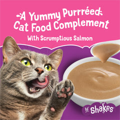 Purée Friskies saumon: texture veloutée idéale pour une dégustation.