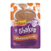 Friskies Lil’ Shakes purée au poulet, sachet pratique pour varier les repas.