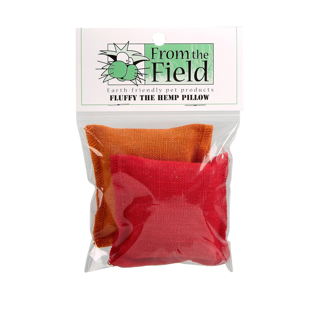 From The Field oreiller peluche cataire chanvre duveteux pour le jeu durable
