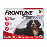 Frontline Plus pour chien, bouteille-applicateur pour une application facile sur le pelage.
