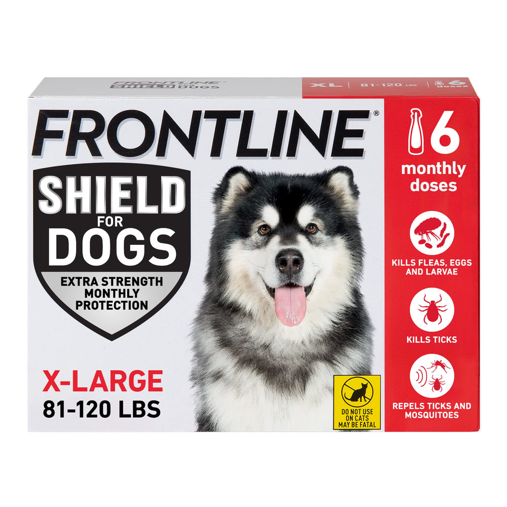 Frontline Shield – bouteille-pipette, traitement pratique pour chien XL.