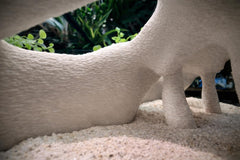 FROSTO cachette terrarium mangrove, refuge partiellement enterré pour reptiles