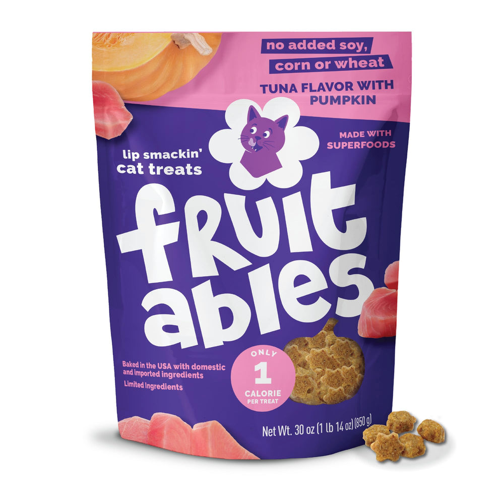Fruitables friandises croquantes saumon canneberges dans un sachet prêt à servir