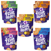 Gros plan sur la texture croustillante des friandises Fruitables Pumpkin pour récompenser.