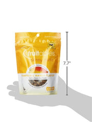 Fruitables Skinny Minis: friandise douce en main favorisant la concentration lors de l'entraînement.