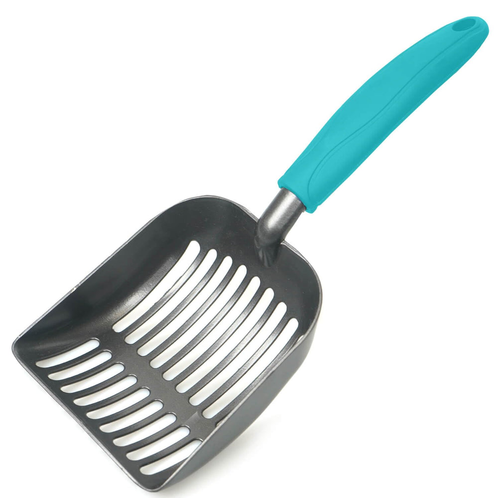 Frxat grattoir litière métal alu Aqua — nettoyage rapide et durable.