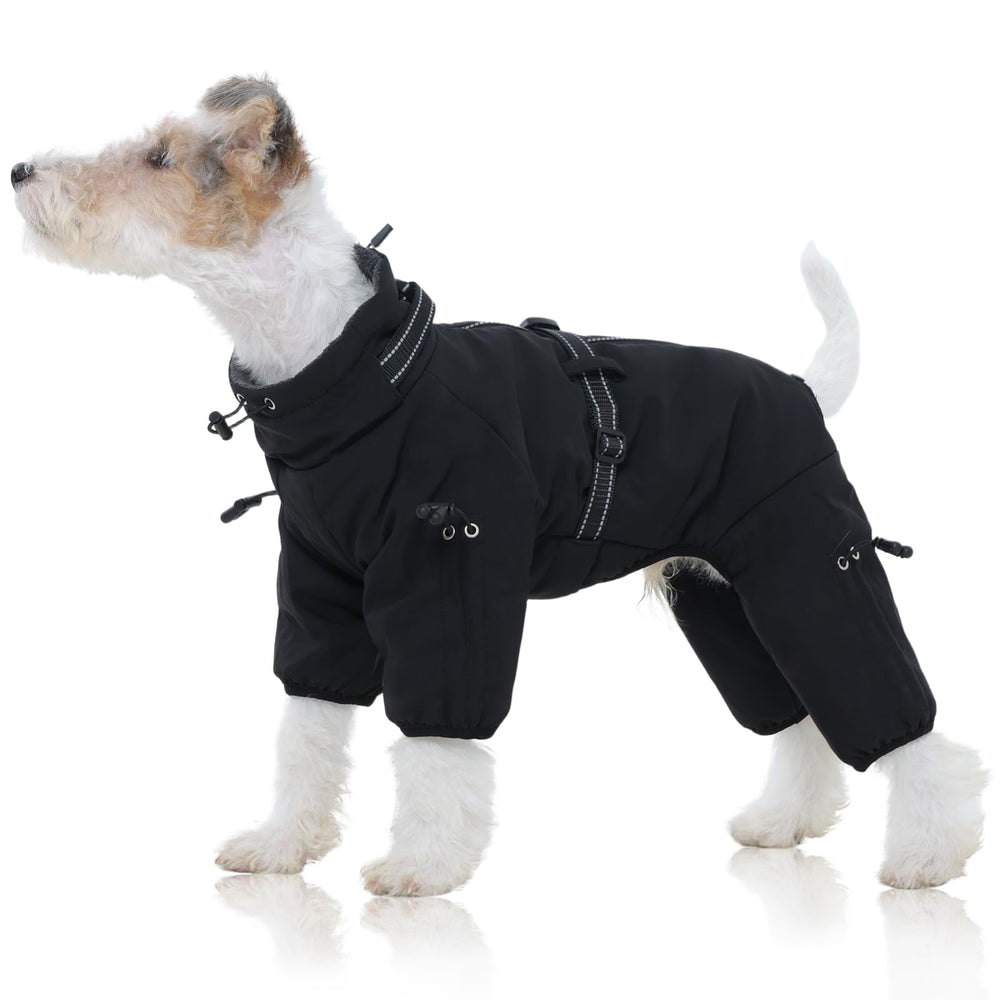 FUAMEY manteau chien corps entier, protection thermique complète pour sorties hivernales