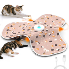 FUGODIWI intérieur avec queue plume, stimulation sensorielle pour chat.
