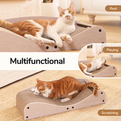 FUKUMARU matel-feutre-naturel: surface douce et durable pour chats.