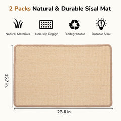 Tapis FUKUMARU polyvalent pour jeu et repos du chat.