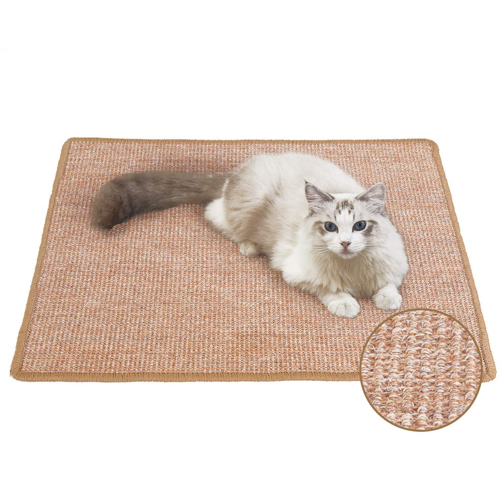 Tapis-grattoir FUKUMARU en sisal naturel pour griffage durable