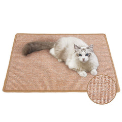 Tapis-grattoir FUKUMARU en sisal naturel pour griffage durable