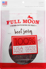 Full Moon Beef Jerky : ingrédients-naturels visibles pour chien