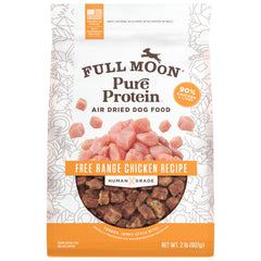 Full Moon Protéine séchée à l'air: poulet plein air, bouchées riches en protéines.