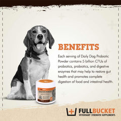 FullBucket Probiotique chien mesure dose pour administration simple