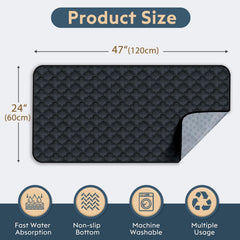FunFurry tapis imperméable: protection des sols et fuites près du coin