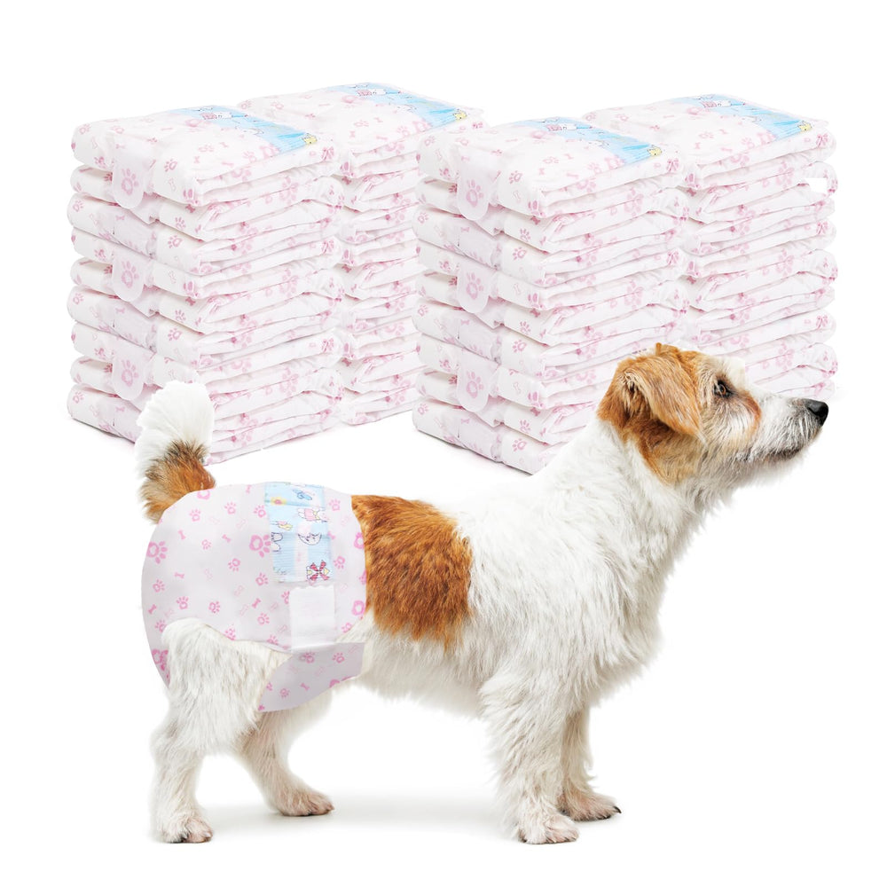 Funliying couches pour chien femelle, 90 unités, maintien sec quotidien.