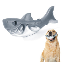 Jouet Funnbite Requin incourbé pour prise facile lors du jeu.