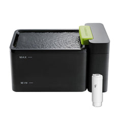 Distributeur d'eau Furbulous Propre et Sûre noir avec ultrafiltration pour une eau potable.