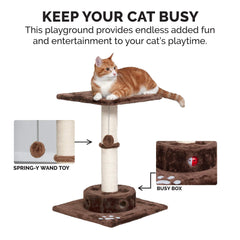Boîte ludique Furhaven pour chat, balles tintinnantes.