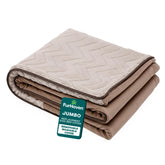 Housse FurHaven Brownstone en velours peluche, confort doux et élégant.