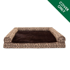 Housse Furhaven lavable en machine Desert Brown, entretien rapide