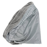 Housse Furhaven remplacement-lit-donut gris XL, lavable en machine pour un entretien simple.