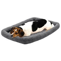Lit Furhaven pour caisse chien sherpa gris, vue d’ensemble pour confort.