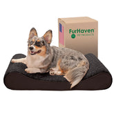 Lit chien confort luxe Furhaven pour repos ergonomique et soutient