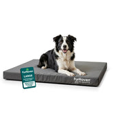 FurHaven lit chien orthopédique imperméable pour grands chiens, soutien et confort.