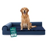 Lit orthopédique Furhaven pour grands chiens offre un soutien durable.