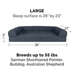 Matelas gel orthopedique Furhaven, épouse le corps et soutient les articulations.