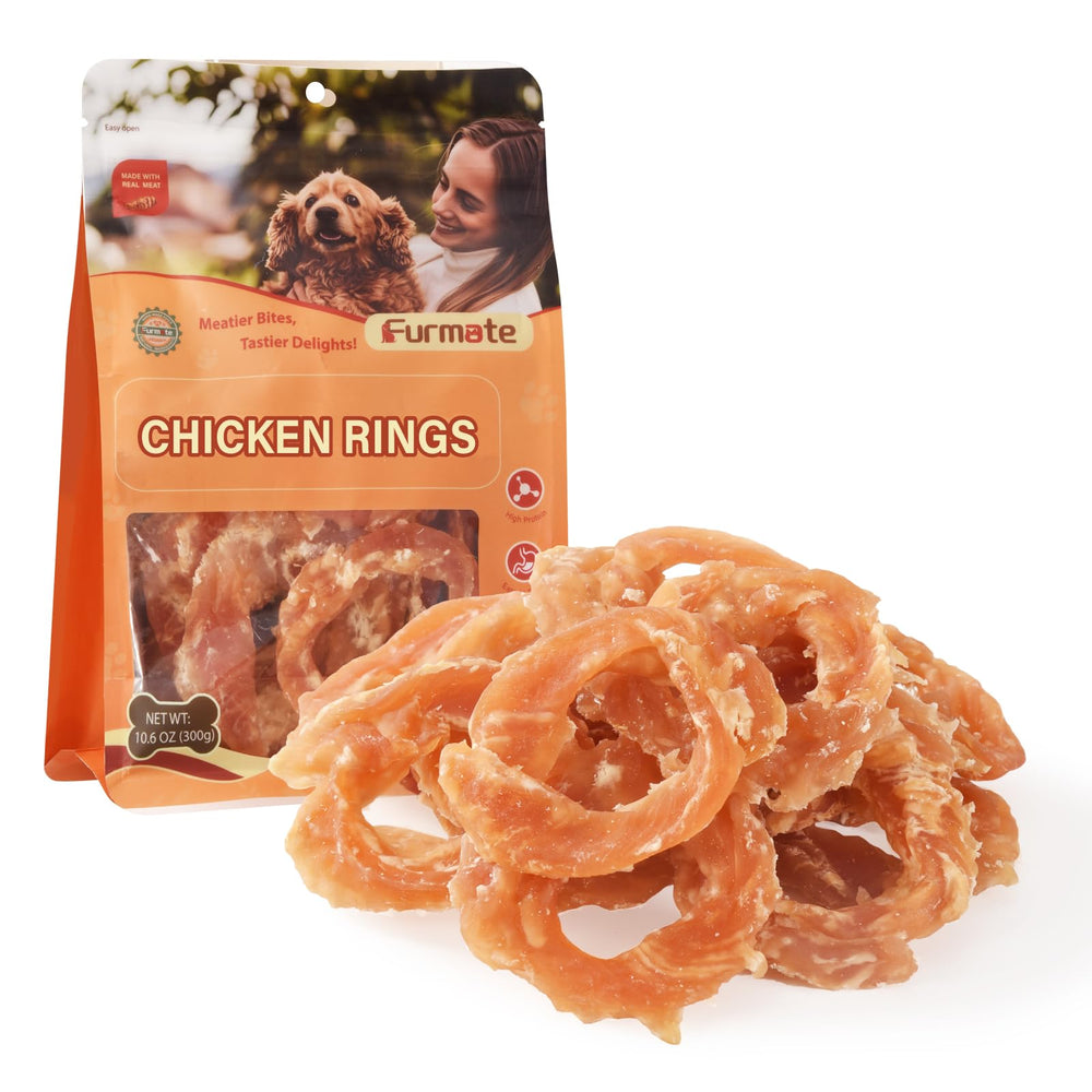 Furmate Anneaux Poulet Seche: recompense savoureuse pour soutenir l energie.