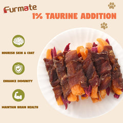 Furmate canard enroulé patate-douce violette — source d'énergie naturelle