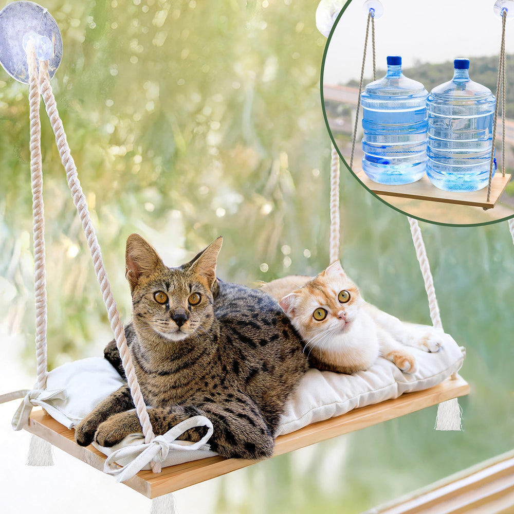 Hamac fenêtre Furrfinity grand confort pour chat, repos surélevé et vue stimulante.