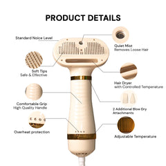 Brosse auto-nettoyante Furrituals, nettoyage rapide après grooming.