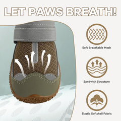 Bottes Furrtripsy réfléchissantes pour meilleure visibilité nocturne