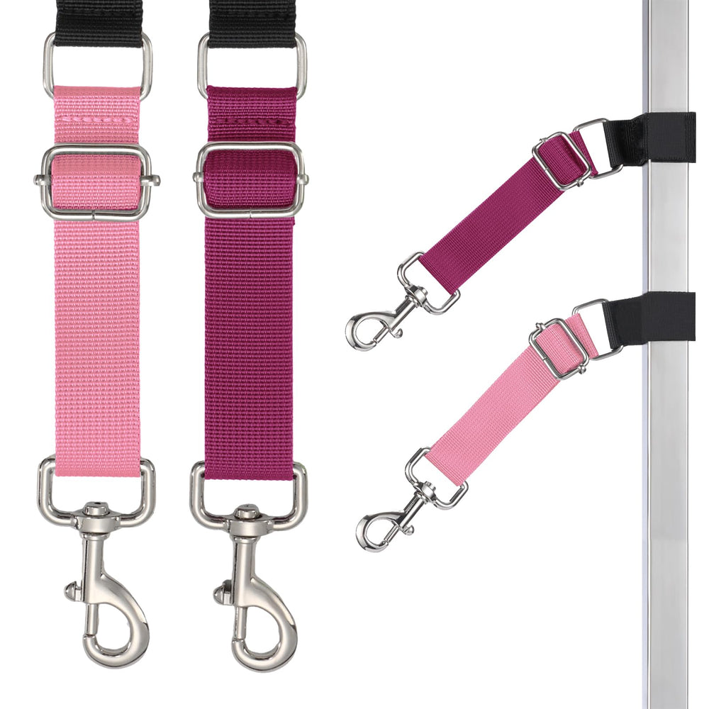FURSDOLY bras table toilettage chien rose, soutien stable.