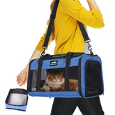 Porteur Furtent pour animaux sous siège avion, confort optimal pour petit chat.