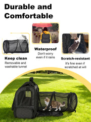 Furtent sac d animal fermeture auto-lock empêche les ouvertures accidentelles.