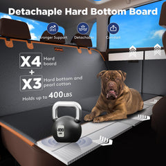 FURTIME housse siège arrière en PU cuir imperméable protège les sièges.