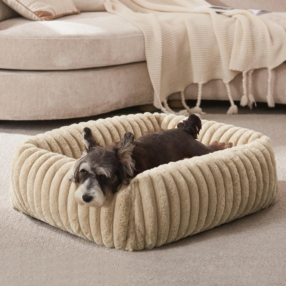 FURTIME lit-petit-chien avec soutien-cou pour sommeil reposant