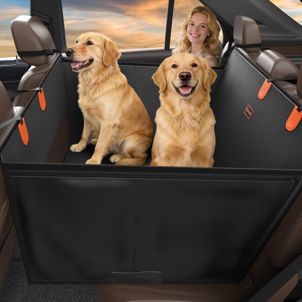 Siège auto FURTIME XL chien spacieux pour voyages confortables.